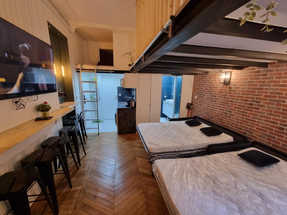 Beautiful Mini Loft Near Saint-Lazare Aparthotel Париж Екстериор снимка